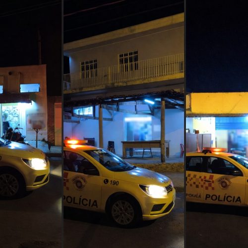 Fiscalização preventiva da PM vistoria comércios em Descalvado
