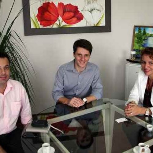 Deputado Manente e Vereador Élcio Arruda visitaram a Prefeita Renata Braga