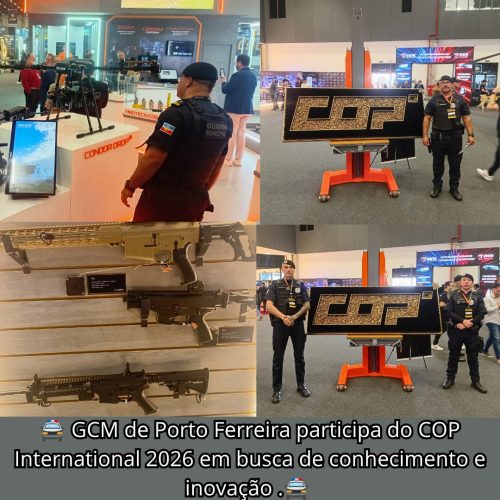 GCM de Porto Ferreira busca inovação e conhecimento no COP International 2026