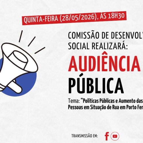 Audiência pública em Porto Ferreira discutirá aumento da população em situação de rua