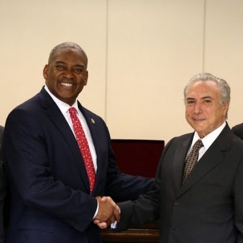 Deputado Marquezelli participa de almoço com o vice presidente Michel Temer