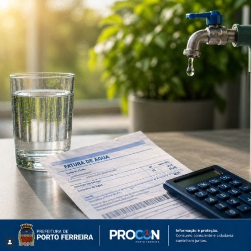 Prefeitura orienta sobre consumo consciente de água e direitos do consumidor
