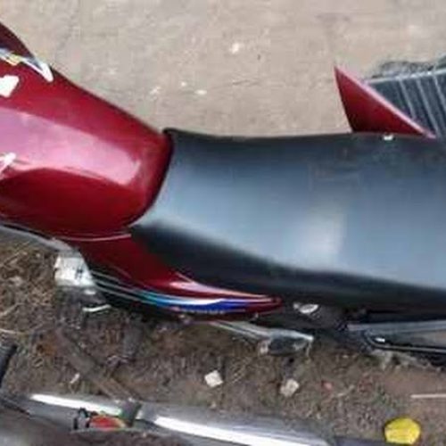 Moto furtada é localizada em casa no Jardim Águas Claras
