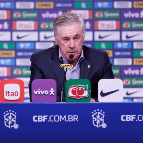 Ancelotti anuncia convocação da seleção brasileira para amistosos de novembro