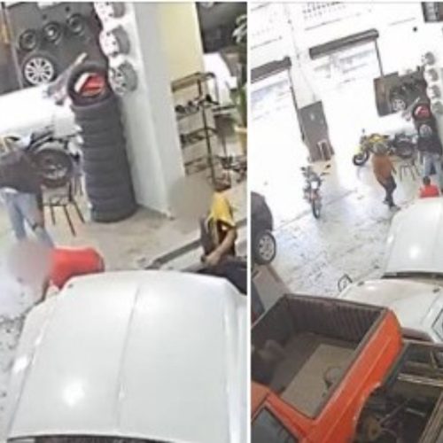 Dupla armada assalta loja de pneus e rouba R$ 15 mil em Ribeirão Preto