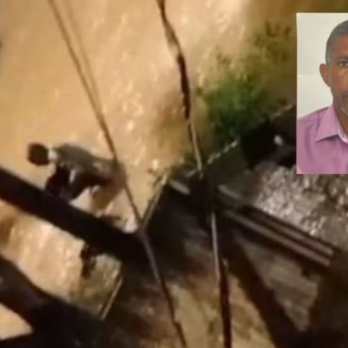 Homem morre arrastado por enxurrada durante forte temporal ocorrido n interior de SP