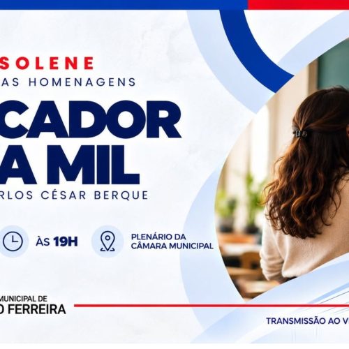 Câmara de Porto Ferreira entrega homenagem Educador Nota Mil nesta quinta-feira