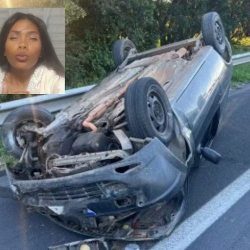 Mulher é morta a facadas; suspeito foge e capota carro na rodovia Anhanguera