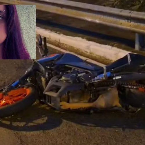 Garota de 15 anos morre após acidente de moto na madrugada desta segunda-feira (23) no interior de SP