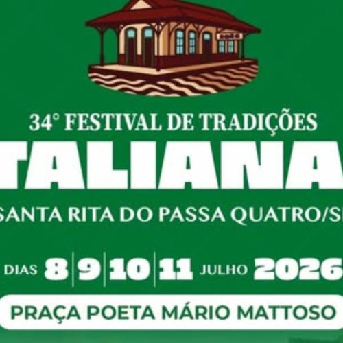 Festival italiano terá quatro dias de programação em Santa Rita do Passa Quatro