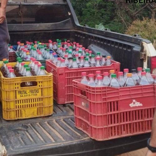 Fábrica clandestina de cachaça é fechada pela Vigilância Sanitária