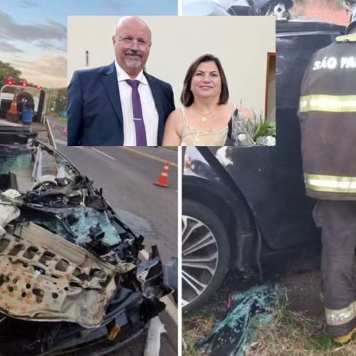Acidente de carro mata prefeito e primeira-dama  no interior de SP