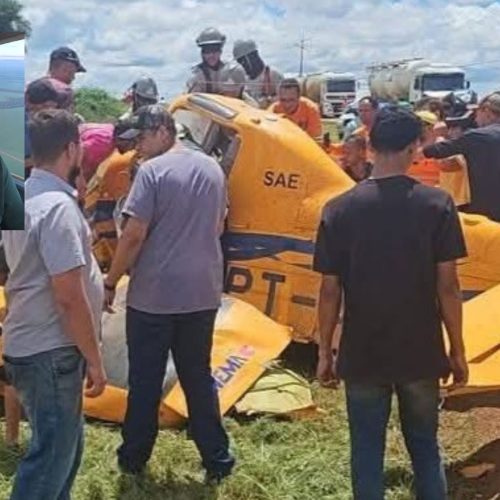 Jovem piloto perde a vida em acidente com avião agrícola em Primavera do Leste