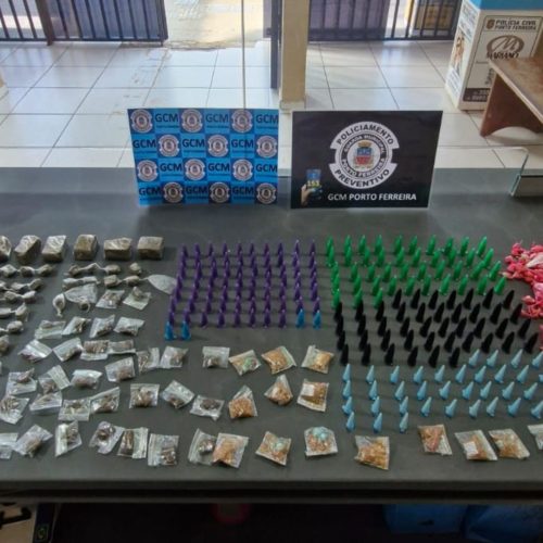 GCM intensifica ações e realiza várias prisões e apreensões de drogas em Porto Ferreira