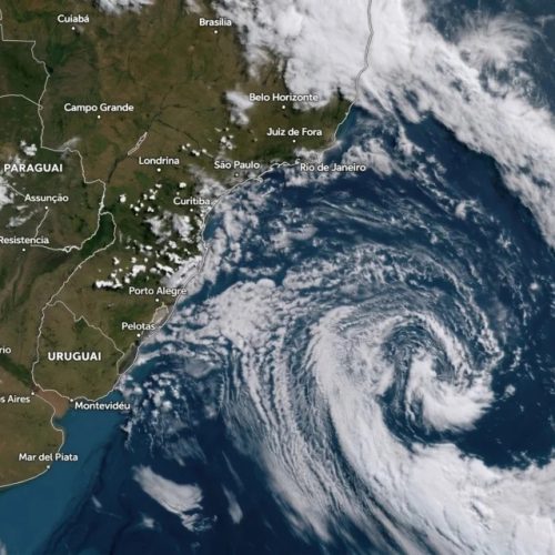 Temporais podem atingir o Centro-Sul com acumulados de até 150 mm