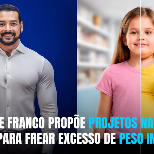 Deputado Felipe Franco propõe projetos nas escolas de SP para frear excesso de peso infantil