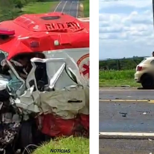 Três pessoas morrem em colisão frontal entre ambulância e carro na SP-333 na tarde deste sábado (22/11)