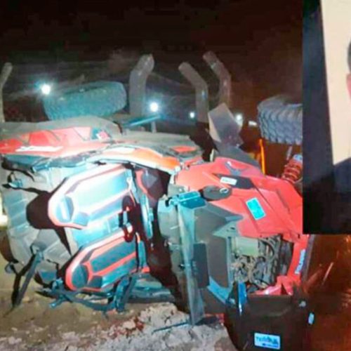 Comerciante de 42 anos morre após capotamento de veículo tipo “gaiola” em estrada rural