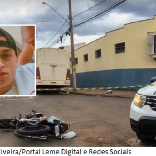 Jovem, de 26 anos, morre em acidente entre motocicleta e ônibus em Leme (SP)