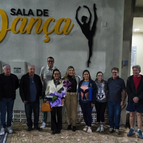 Diretoria do Clube de Campo entrega revitalização da Sala de Dança Marcia Vanim e anuncia homenagem a Jaciane Bendande