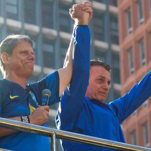 Tarcísio ataca o ministro do STF Alexandre de Moraes em ato na Paulista