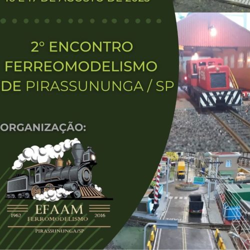 Trilhos em miniatura: Pirassununga recebe 2º Encontro de Ferreomodelismo