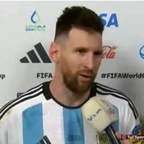 Em entrevista Messi aborda a realidade econômica que a população da Argentina está vivendo