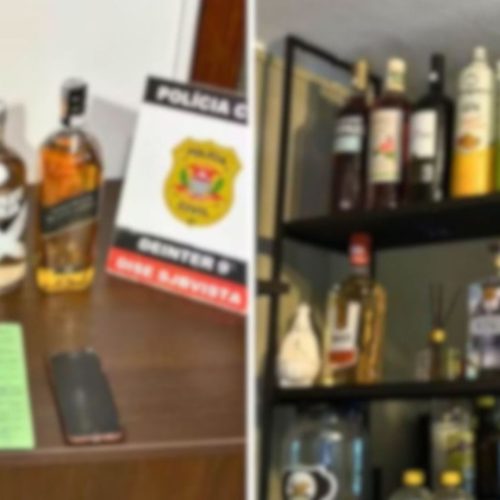 Polícia Civil de SP prende dois comerciantes por venda de bebidas falsificadas na região