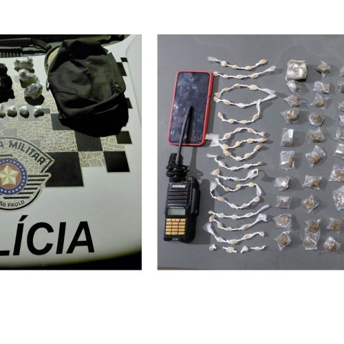 POLÍCIA MILITAR PRENDE INDIVÍDUO POR TRÁFICO DE DROGAS EM DESCALVADO