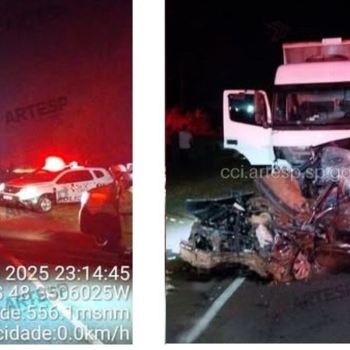 Grave acidente deixou três pessoas mortas na na noite deste sábado (27/09)