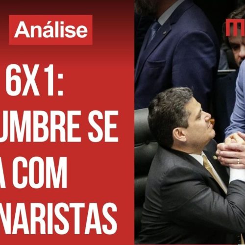 Bolsonaristas articulam com o presidente do Senado Davi Alcolumbre para travar a votação da PEC do fim da escala 6 por 1