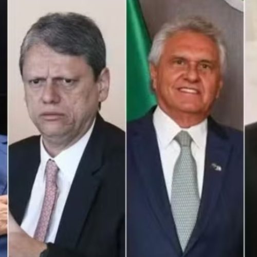 Tarcísio, Ratinho Jr e Caiado criticam postura de Lula diante do tarifaço de Trump e isentam o ex-presidente Bolsonaro da situação