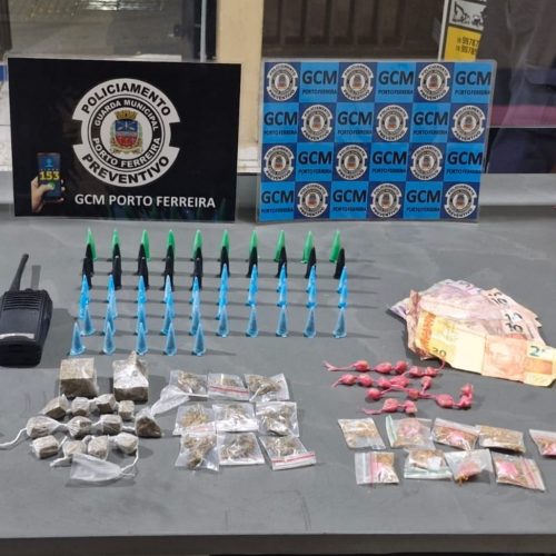 Homem é preso com cocaína, crack, maconha e outras drogas durante patrulhamento