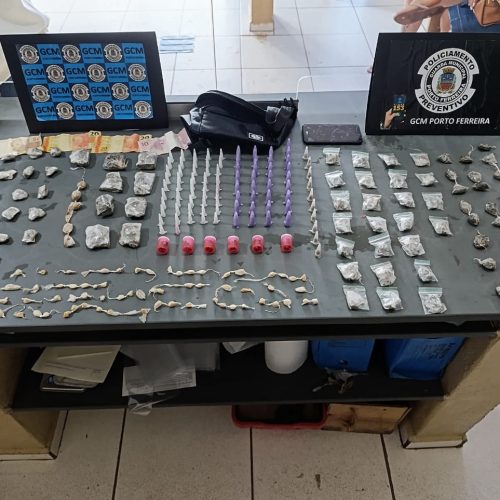 GCM prende traficante em flagrante no Jardim Esperança em Porto Ferreira