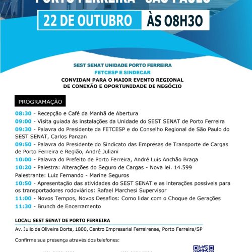 SEST SENAT realiza 1ª edição do “Experience Day” em Porto Ferreira com foco em saúde, qualificação e transporte