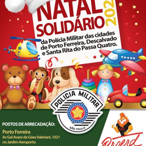 Polícia Militar promove campanha natal solidário 2025