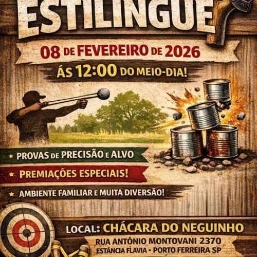 Torneio de estilingue reúne famílias em Porto Ferreira