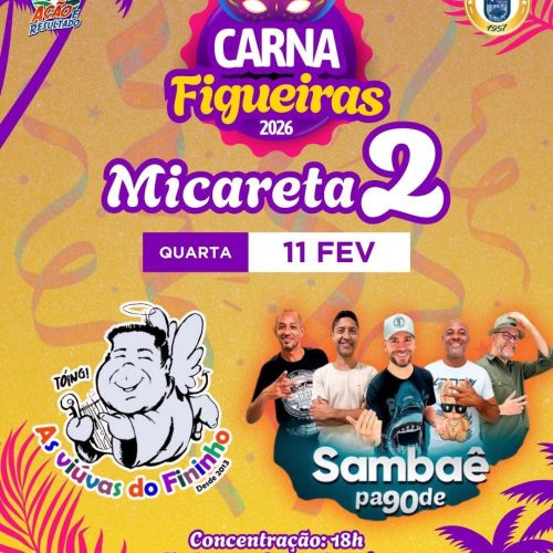 Micareta 2 agita o Clube de Campo das Figueiras com CarnaFigueiras 2026 em Porto Ferreira