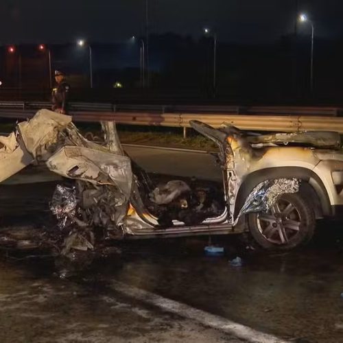 Acidente em Osasco deixa três mortos após carro pegar fogo e explodir