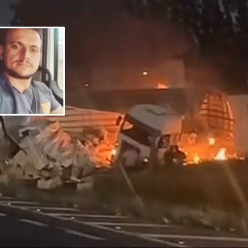 Acidente grave mata motorista e provoca incêndio na rodovia Washington Luís