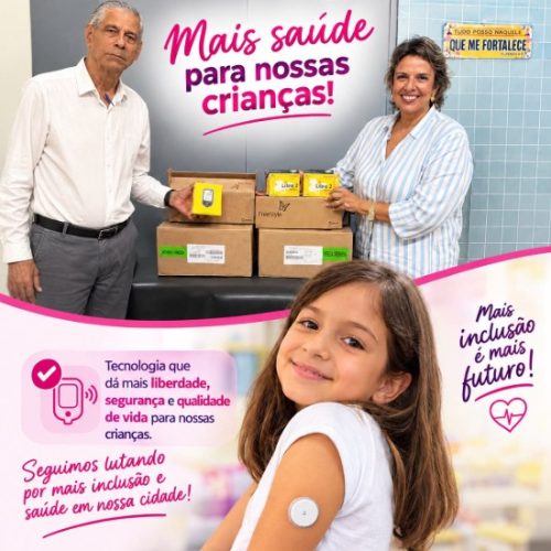 Porto Ferreira recebe R$ 200 mil para sensores de glicemia destinados a crianças e adolescentes