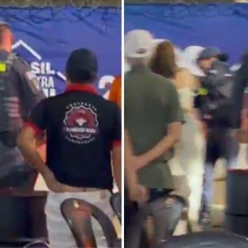 Mulher agride policial durante confusão na Festa do Peão de Barretos e volta a ser presa horas depois