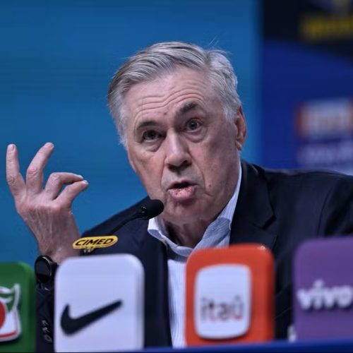 Ancelotti anuncia primeira convocação da Seleção após a Copa nesta quarta-feira