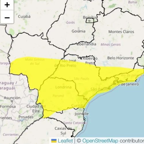 Alerta de tempestade atinge sete estados nesta quarta (26/08)