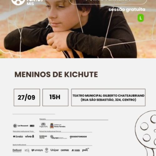 Sessão gratuita de cinema será realizada em Porto Ferreira pelo projeto Pontos MIS