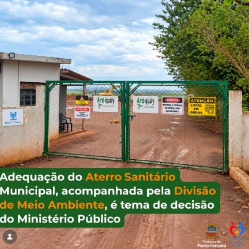 Ministério Público analisa adequações do aterro sanitário de Porto Ferreira