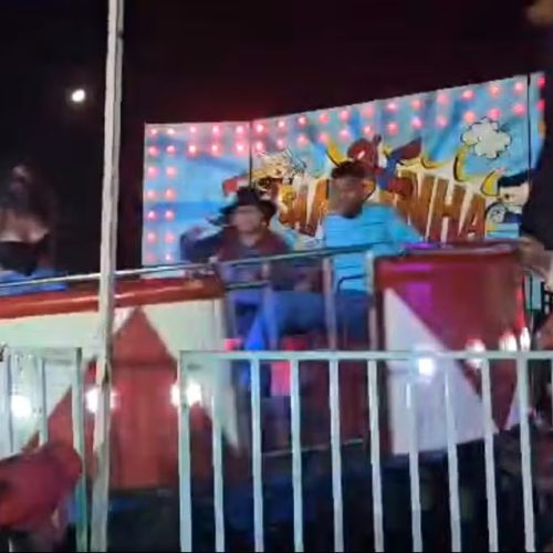 Homem de 37 anos cai de brinquedo em movimento durante rodeio de Cruz das Posses