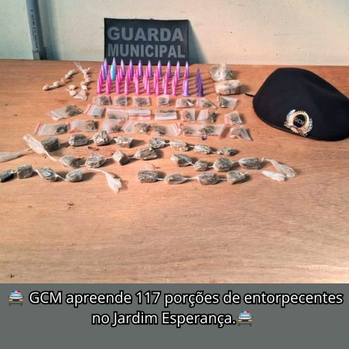 GCM realiza série de ações e apreende mais de 1,5 kg de entorpecentes em Porto Ferreira