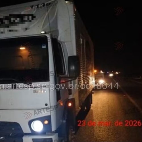 Pedestre morre após atropelamento na SP-255 no interior de SP