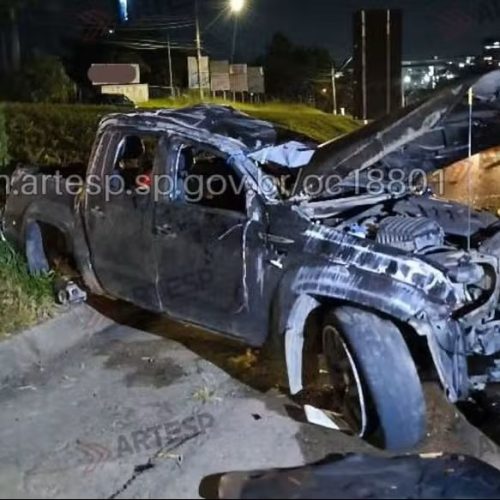 Motorista morre em grave acidente ocorrido no km 57 da SP-075